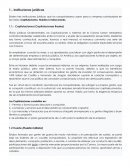 Instituciones juridicas en la conquista
