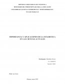 Importancia y aplicaciones de la estadistica en las ciencias actuales