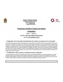 Programa analítico Campo formativo Lenguajes
