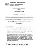 Laboratorio 6. Disoluciones que conducen la electricidad