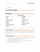 Formato de entrevista psicológica