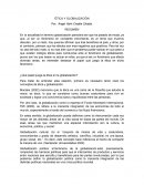 Articulo de opinion Ética y globalización