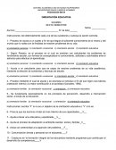 Examen orientacion educativa