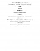 Rezago y deserción escolar en México