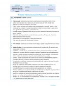 Actividad: Práctica de educación física y salud