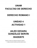 Actividad tareas derecho romano