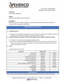 Cotización de trabajos varios en Pasarela