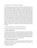 ¿Cómo analiza Zara la situación de mercado?