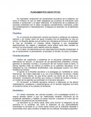 Fundamentos didácticos