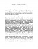 Colombia patio tracero de EE.UU