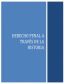 Derecho penal a traves de la historia