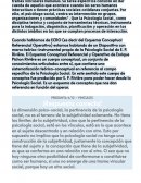 La Psicología Social, Trabajo de campo