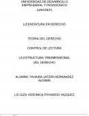 La estructura tridimensional del derecho