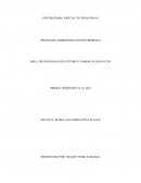 Metodologia de estudio y cominicacion en eva