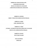 Criterios de selección, producción y aplicación didáctica de los medios instruccionales