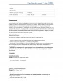 Planificacion artistica