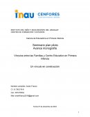 Vínculos entre las Familias y Centro Educativo en Primera Infancia