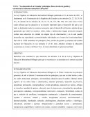 La educación el en Ecuador: principios, fines, niveles de gestión y estructura del sistema nacional de Educación