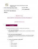 Práctica No. 1 Reglamento y manejo de sustancias peligrosas