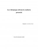 Los videojuegos afectan la conducta prosocial