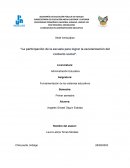 La participación de la escuela para lograr la escolarización del contexto social