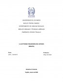 Actividad financiera del Estado. Proceso de planificación y control de la actividad financiera publica