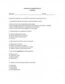 Prueba de diagnóstico 4° Historia s/r
