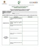 Ficha de valoración de la práctica docente