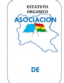 Estatuto Orgánico. Página 1