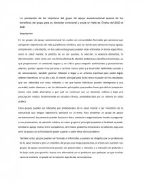 Concepto grupos de auto-ayuda. Página 1