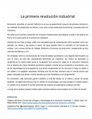 La primera revolucion Industrial