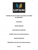 Estudio de casos de niños con autismo en puebla de 2020-2021