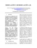 Modulación y demodulación AM