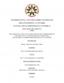 Los valores y la responsabilidad social en la gestión