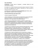 Entrevista salud mental