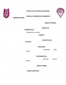 Reporte de Lectura, Introducción a la venta