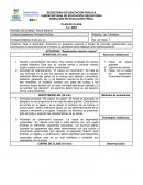 Planificacion clase de futbol