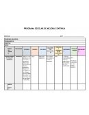 Programa escolar de mejora continua