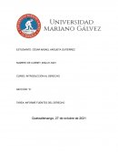 Informe fuentes del derecho
