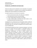 Etapas de la entrevista de seleccion