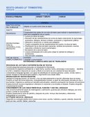 Planeacion sexto grado (2° trimestre)