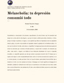 Melancholia: tu depresión consumió todo