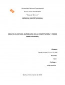 El estado, supremacia de la constitución, y poder constituyente