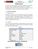 Creacion del servicio de agua potable