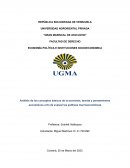 Análisis de los conceptos básicos de la economía, teorías y pensamientos económicos