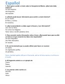 Examen español 2do s/r