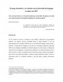El juego dramático y su relación con el desarrollo del lenguaje en niños con NEE