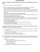 Mundo moderno y globalización