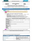 Unidad de aprendizaje n° 01