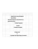 Escuela superior de comercio y administración. Costos predeterminados
